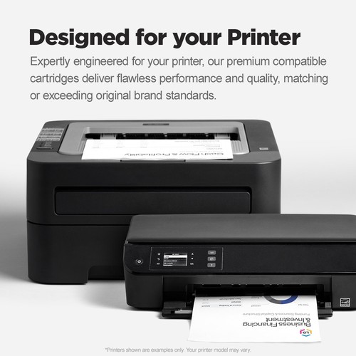 LD 5PK Replacement HP 55A 55X CE255A CE255X Toner Cartridges LaserJet P3015 M551 - Picture 4 of 9