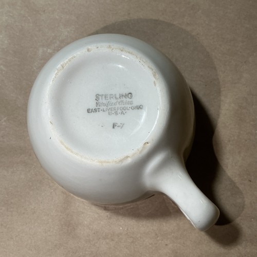 Vintage 1950er Charlie’s Cafe außergewöhnliche Kaffeetasse Sterling China INV-B3J12 - Bild 16 von 24
