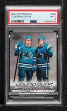 2024 Series 2 Young Guns Macklin Celebrini Will Smith #499 PSA 9 MINT Rookie RC