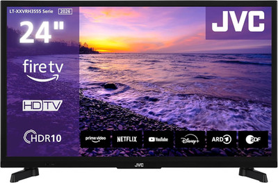 JVC Fernseher 24 Zoll Fire TV Hd-Ready Smart TV HDR Fernseher Mit Alexa Sprachst