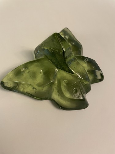 Fire And Light Vintage Butterfly Glass Paperweight Green - Bild 2 von 8