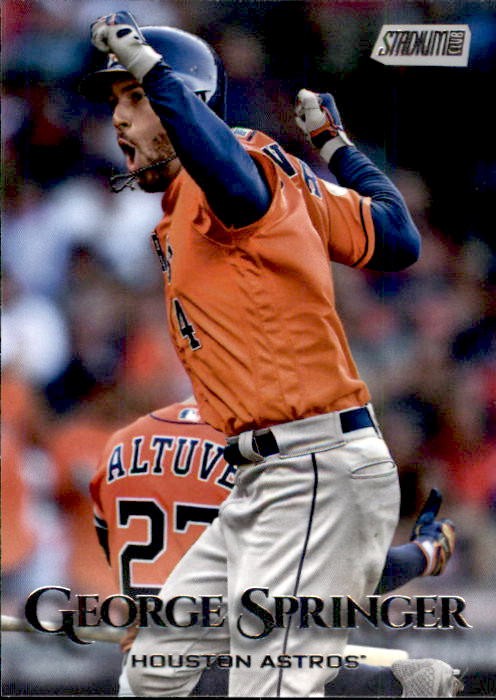 2019 Stadium Club #156 George Springer - BB