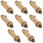  8pcs Bathroom Basin Drain Stopper Fittings - Pop Up Sink Plug Kit - Push Spring