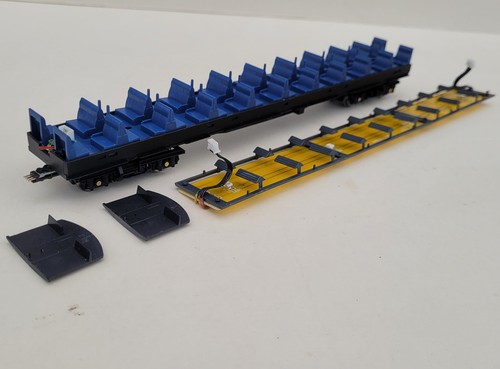 Hornby 4VEP EMU TSO Untergestell, Innenraum, Schott und Dachlichtleiste