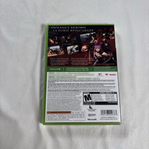Ninja Gaiden 3 Razor's Edge (Microsoft Xbox 360, 2013) Brand New Sealed  Y-Fold - Picture 2 of 10