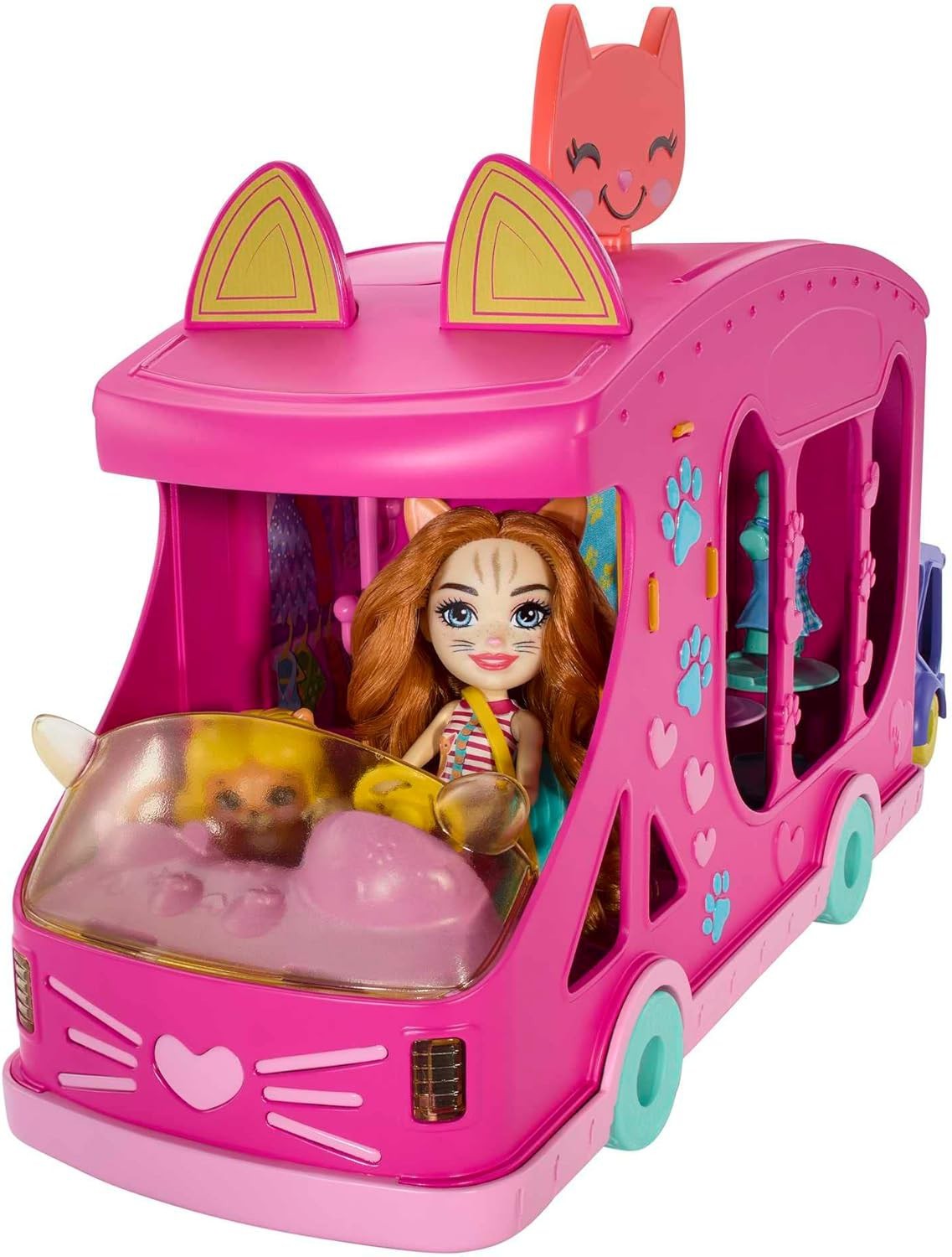 Модный грузовик Enchantimals Lkw Fashion Spielset для гламурной вечеринки MATTEL HPB34