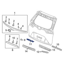 Honda 75722TLAA00 Rear Left Hatch Emblem