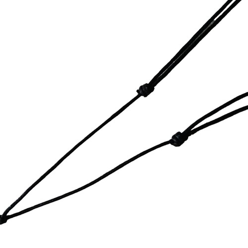 poppip 5 Pieces Handmade Craft Vintage Black Cord Rope Adjustable Necklaces ... - Picture 5 of 9