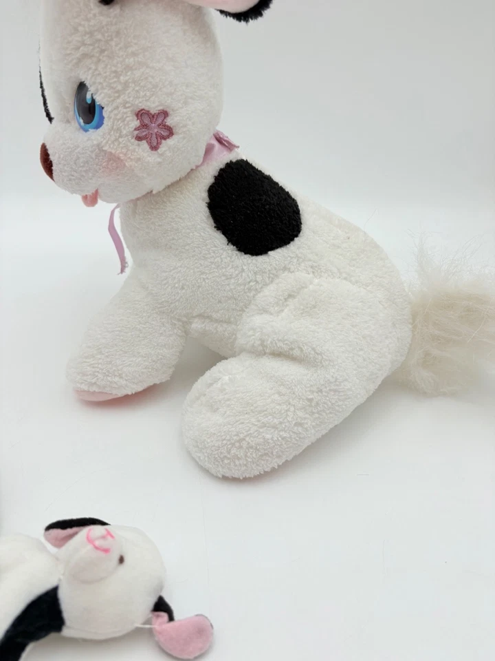 Playskool Puppy Surprise Plush Black White Mom Babies Bundle Set 2005 - 16" - Image 3 of 4