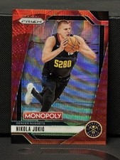 2024-25 Panini Prizm Monopoly Nikola Jokic Red Wave No. 55