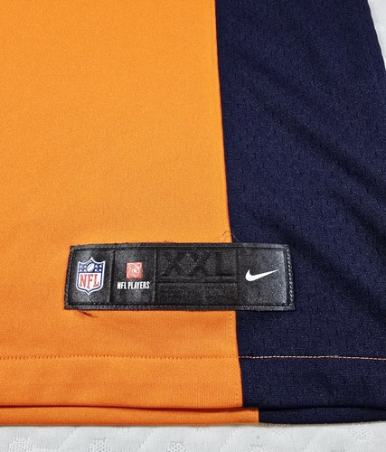 Nike On Field Denver Broncos Peyton Manning Jersey Orange Mens XXL - 第 4/8 張圖片