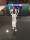 Swarovski Figurine Crystal 214821 Reindeer 3 5/16 Inch Mint Condition