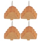 25 Pcs Wood Pin Tacs for Wall Clear Tacks Bulletin Board Decorations