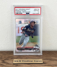 PSA 10 2017 Bowman Draft Ronald Acuna Jr. #BDC39 RC Chrome Refractor GEM MINT