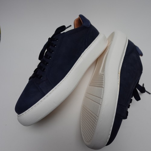 Zapatilla deportiva Samuel Hubbard para hombre 9,5 W "Sunset" cuero blanco zapato cómodo - Imagen 5 de 12