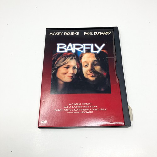 Barfly (DVD, 2002, Widescreen, Warner Bros) Mickey Rourke/Faye Dunaway
