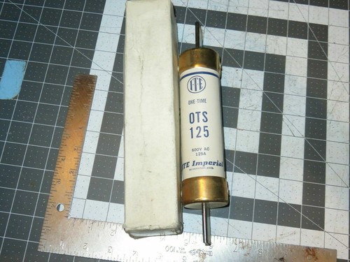 One Time Fuse NUEVO DE LOTE ANTIGUO OTS EOS NLS 70 lanza 400 amperios 600 Vac o menos K5 - Imagen 16 de 28