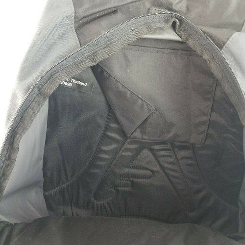 Mochila Antigua Gris Negra Base Carson Kolzig Bordada Nueva 17" Largo - Imagen 6 de 8