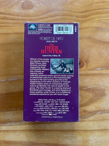 The Deer Hunter VHS 1991 2 Tape Set Robert De Niro Christopher Walken Cimino - Picture 2 of 3