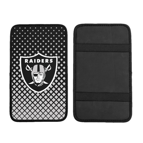 New Las Vegas Raiders Car Armrest Cushion Auto Handrail Box Cover ,fans Gift - Picture 9 of 16
