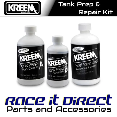 Kreem 3 Stage Fuel Tank Liner Kit, Removes Rust, Preps Tank & Protects Elastomer - Image 1 of 3