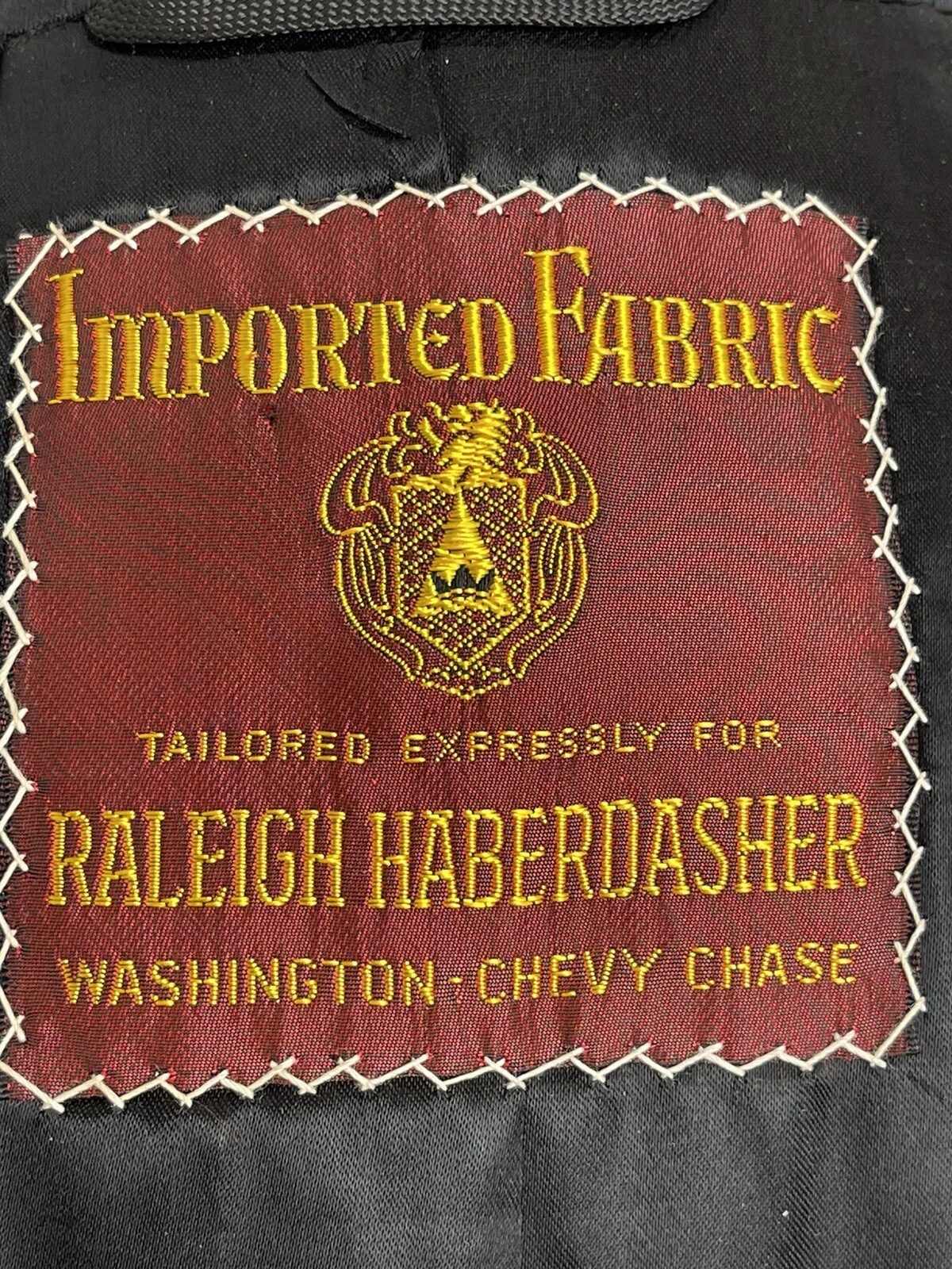 VTG 1950's Raleigh Haberdasher Washington Chevy Chase Coat M ~43-44 Amalgameted image 4