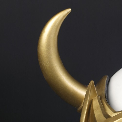 Loki Crown Horns Cosplay Headgear Helmet Superhero Props Adult Headwear PVC - Picture 8 of 12