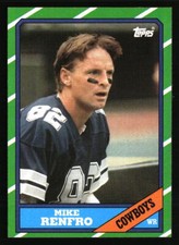 Mike Renfro 1986 Topps #128  Football Card