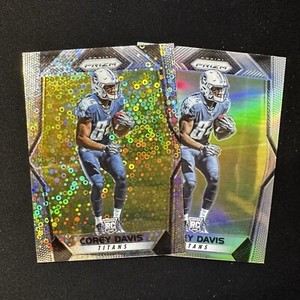 2017 Panini Prizm Corey Davis RC Silver + Disco - Tennessee Titans #229