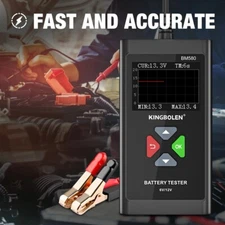 KINGBOLEN BM580 6V 12V Auto Car Battery Tester Charging Cranking Test Analyzer