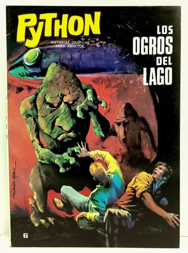 COMIC PYTHON Nº 6 LOS OGROS DEL LAGO - IBERO MUNDIAL DE EDICIONES - 1969 128 PAG - Picture 1 of 2