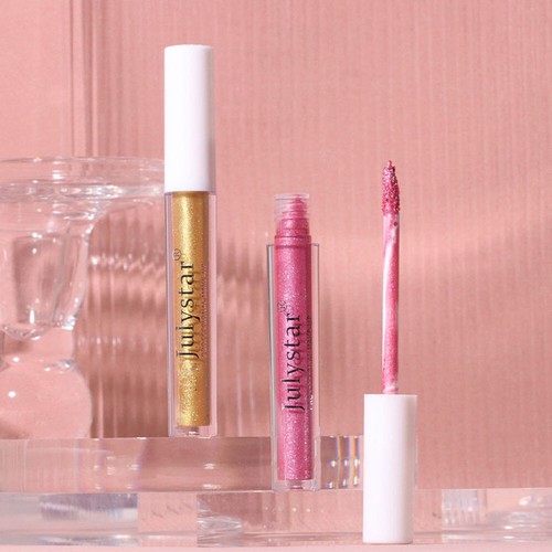 Ombretto Glitterato Impermeabile Da 10 Colori Eyeliner Liquido Trucco Occhi  ☆ - Foto 9 di 29