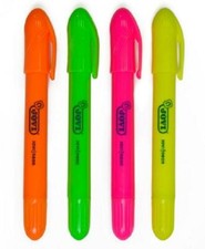Marcador fluorescente gel JOVI punta  colores surtidos 4 unidades 4 MARCADORES