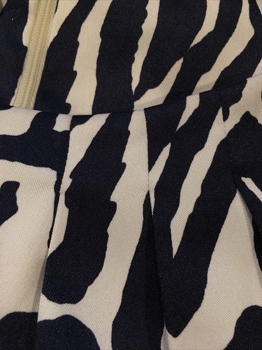 Abito donna ND Directions taglia 10P stampa animalier zip posteriore - Foto 8 di 9