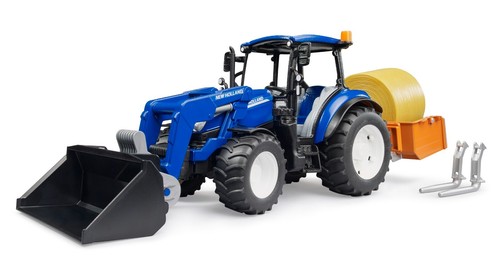 Bruder Spielzeug 02187 New Holland Frontlader Ladekasten Traktor Trecker Neuheit - Bild 11 von 11