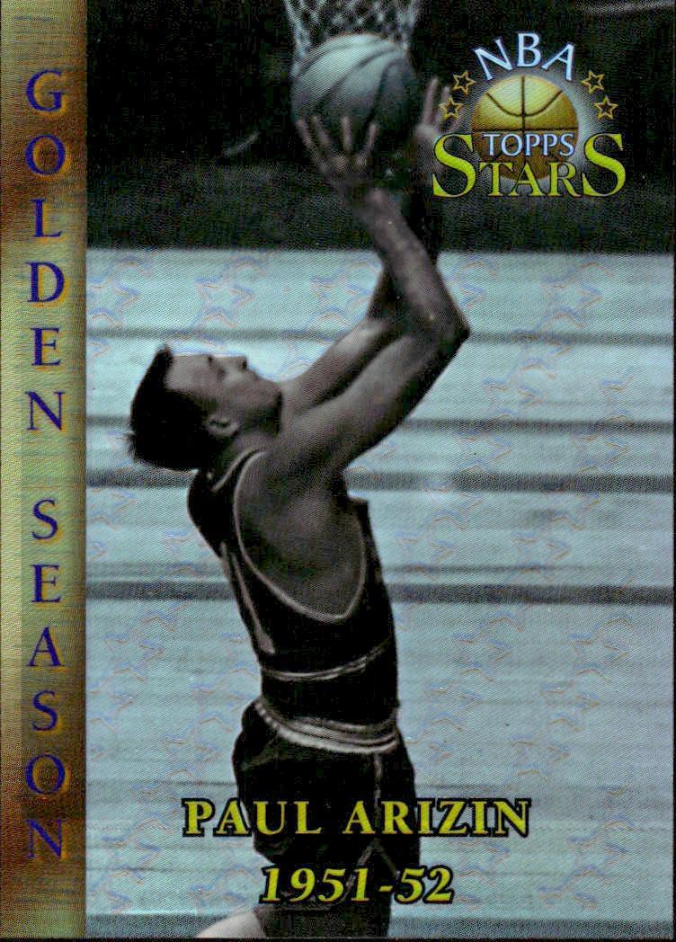 1996-97 Topps Stars Paul Arizin Finest Refractors #53