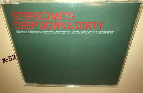 Stereo MCs CD hit single Deep Down & Dirty 2 track (STEREOCD3) Stereo Mc's promo - Bild 1 von 3