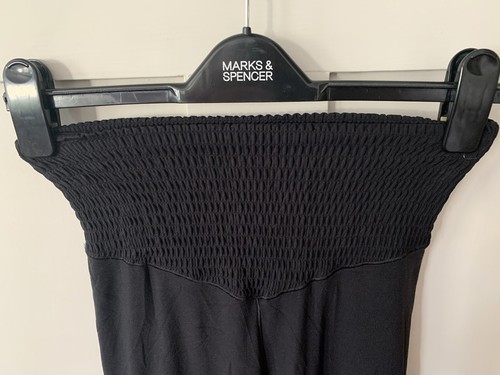 Offline by Aerie Real Me Hi-Rise Super Flare Black Leggings with Ribbed Waist M - Picture 2 of 5