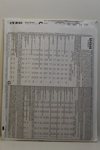 McCall's Storybook Costumes M4948 Kids Size 3-8 UNCUT - Picture 3 of 4