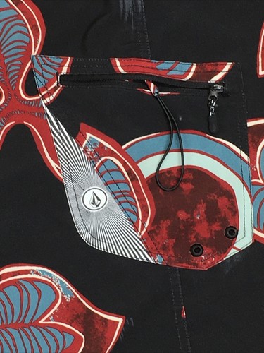 Volcom Tremors Baia Park Boardshorts Herren Gr. 34 Blumenmuster Surf Badehose - Bild 5 von 9