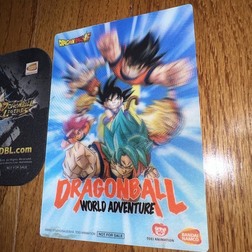 Dragon Ball Legends Cup & World Adventure - Goku Hologram Changing Coaster NYCC - Afbeelding 4 van 10