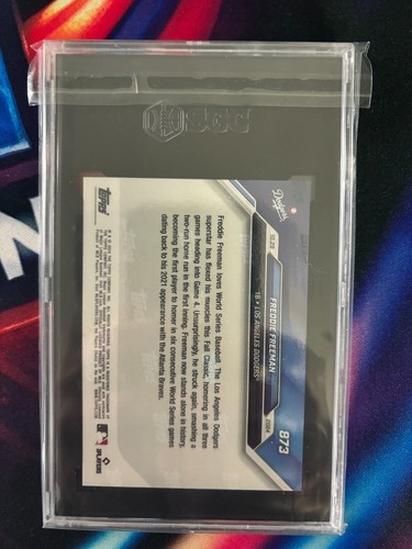 2024 Topps Now Freddie Freeman World Series #873 - Picture 2 of 2