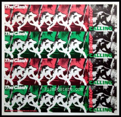 THE CLASH LONDON CALLING ポスター THE CLASH LONDON CALLING PUNK ROCK VINTAGE 1980 PROMO POSTER
