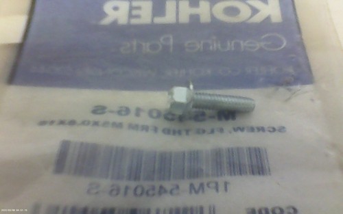 Kohler M-545016-S Vite ZIP (Supersed-25 086 398) ORIGINALE (9E3B) - Foto 2 di 3