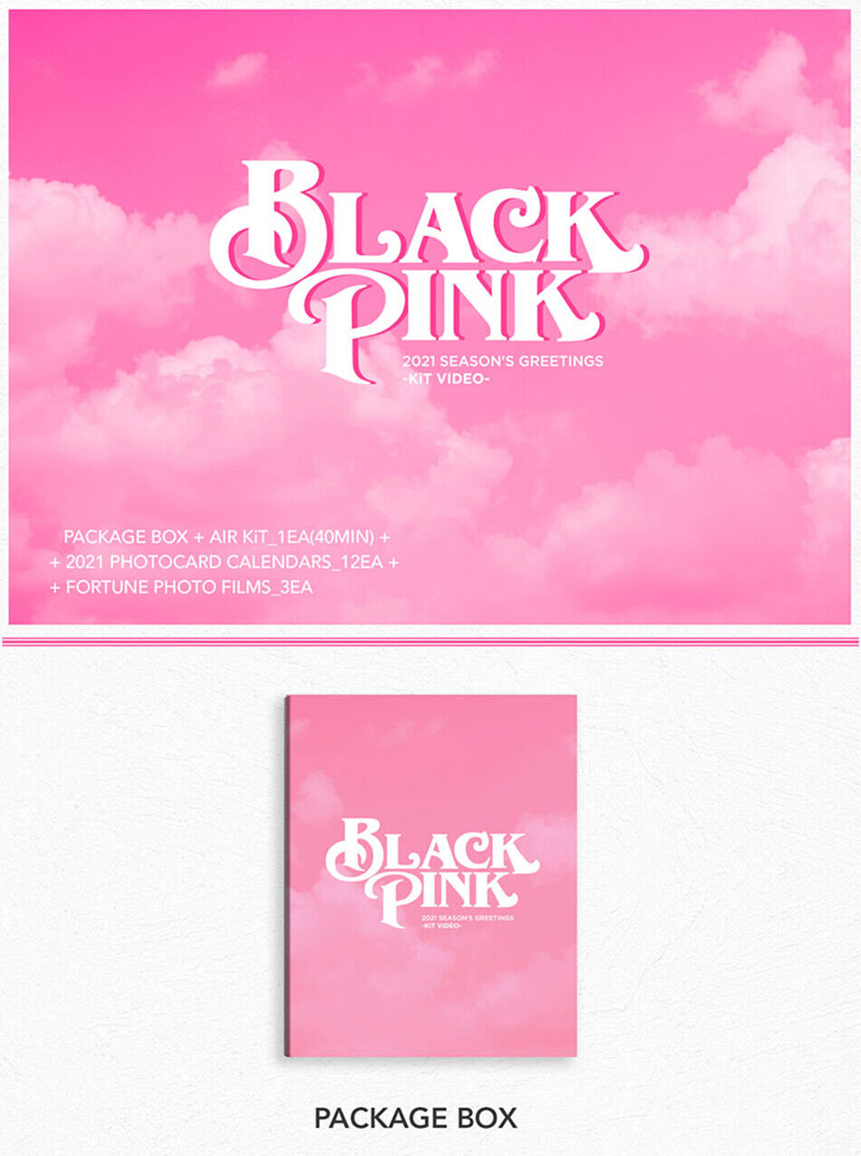 BLACKPINK 2021 SEASON’S GREETINGS/KIT VIDEO DVD+Calendar+Photo Card+etc+GIFT Bardzo popularne i tanie