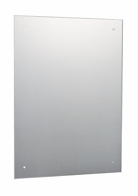 HOLES /& FIXINGS special offer FRAMELESS BEVEL EDGE WALL MIRROR 18/" x 12/"