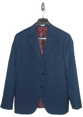 NWOT Men's 40S 40 Short 32 Waist PETER MILLAR Custom 2 Piece Suit Micro Check - Picture 2 of 20