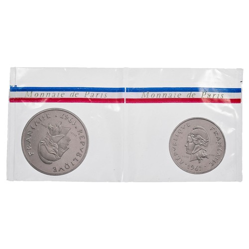 Vanuatu - Nouvelles-Hébrides scellé 2 monnaies 10 - 20 francs 1967 ESSAIS - FDC  - Picture 1 of 5