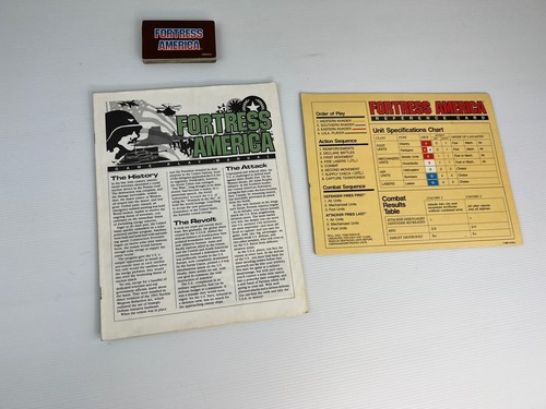 MB Gamemaster Series Fortress America Board Game Vintage - Picture 4 of 7