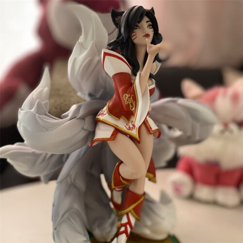 League of Legends Nueve Colas Fox Ahri Figura Estatua Modelo Juguete Oficial Genuino - Imagen 20 de 23